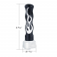 Thread-On Flame Gearshift Knob With Adapter For Eaton Fuller 9/10 Speed