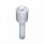 Chrome Door Lock Knob With 9/16" Color Crystal (2-Pack)