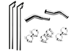 8 Inch Dia Desperado Tip Exhaust Kit with 108 Inch Tall One Piece Top Pipe KW