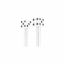 Dice Door Lock Knobs - White (2Pc/Set)