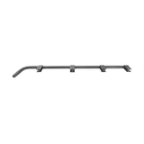 Black Straight Mud Flap Hangers With Mounting Hardware