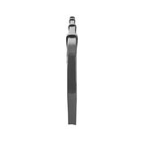 Black Straight Mud Flap Hangers With Mounting Hardware