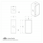 Stainless Steel Mirror Light Bracket (Bulk)