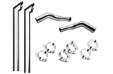 6 Inch Dia Desperado Tip Exhaust Kit with 108 Inch Tall One Piece Top Pipe KW