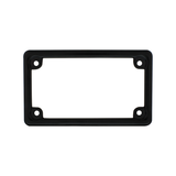 Black Motorcycle License Plate Frame