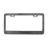 Carbon Fiber Style Wide Bottom License Plate Frame