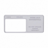 Stainless Switch Guard With Script For Freightliner