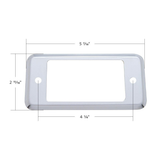 Plain Stainless "A" Panel Pocket Cover for Peterbilt