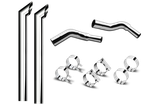 7 Inch Dia Desperado Tip Exhaust Kit with 96 Inch Tall One Piece Top Pipe KW