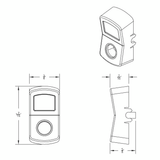 "Load Light" Rocker Switch Cover - Indented (Bulk)