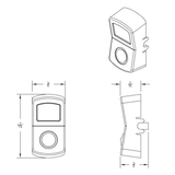 "Diagnostic" Rocker Switch Cover With Color Crystal
