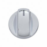 Chrome Plastic A/C Knob Cover For 2003-2017 Volvo VNL (3-Pack)
