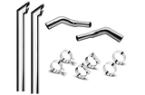 8 Inch Dia Desperado Tip Exhaust Kit with 114 Inch Tall One Piece Top Pipe KW