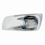 Original style fog light cover with specially mounted LED light. Sold individually, please specify driver or passenger side, amber or clear lens.