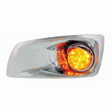 Fog Light Cover With Amber LED Hi/Lo Watermelon Light & Visor For 2007-2017 KW T660