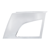 ABS Satin Silver Bumper Fog Light Hole Cover For 2018-2024 Volvo VNL