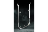 8 Inch Dia Boilermaker Tip Exhaust Kit with 120 Inch Tall One Piece Top Pipe KW