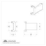 Light & CB Antenna Bracket For 2018-2026 Freightliner Cascadia
