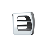 Chrome Plastic A/C Vent For 2008-2017 Freightliner Cascadia - Passenger/Fixed