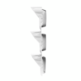 Chrome Small 3 Gauge Cover With Visor For Mack