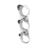 Chrome Small 2 Gauge Cover With Visor For Mack