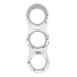 Chrome Small 2 Gauge Cover With Visor For Mack