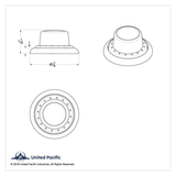 Chrome Peterbilt Dash Data Display Module Control Knob Set