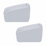 Chrome Plastic Interior Door Handle Knobs For Volvo (Pair)