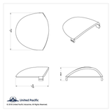Round Dome Light Lens For 2006+ Kenworth