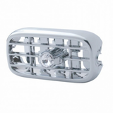 Chrome Plastic A/C Vent With Color Crystal For Peterbilt (2006+)