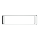 Chrome Plastic Overhead Pocket Bezel For 2000-2010 International 9900/9400/9200