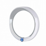 Signature Series Speed/Tachometer Gauge Cover With Visor & Color Crystal For 2006+ Peterbilt