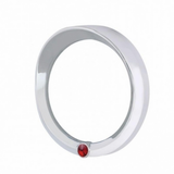 Signature Series Speed/Tachometer Gauge Cover With Visor & Color Crystal For 2006+ Peterbilt