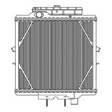 BESTfit Metal Radiator With Surge Tank, Offset For Peterbilt 357, 375, 377, 378 & 379