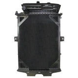 BESTfit Copper Brass 4 Row Radiator W/ Surge Tank & Frame For Kenworth W900 & AeroCab