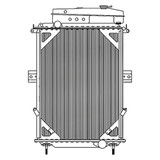 BESTfit Copper Brass Radiator With Surge Tank & Frame For Kenworth T800
