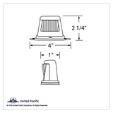 2 LED License Light - White LED (Bulk)