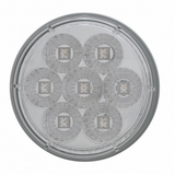 7 LED 4" Round Reflector Light (Stop, Turn & Tail) - Red LED/Clear Lens