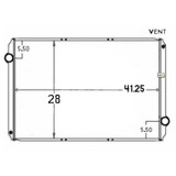 BESTfit Copper Brass Radiator Without Oil Cooler Or Frame For International TranStar, WorkStar, PayStar, 8000 & 9000 Series