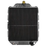 BESTfit Copper Brass Radiator W/ Oil Cooler For International 4700-4900