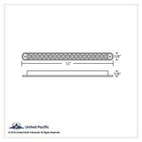 19 LED 12" Reflector Light Bar (Stop, Turn & Tail)
