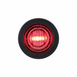 3 LED 3/4" Mini Light (Clearance/Marker) - Red LED/Clear Lens