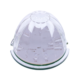 17 LED Dual Function Watermelon Cab Light - Amber LED/Clear Lens (Bulk)