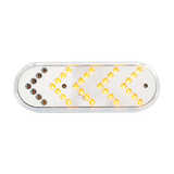 35 LED 6" Reflector Oval Sequential Turn Signal Light