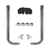 8" FLAT TOP COMPLETE EXHAUST KIT W/ 90° PICKETT ELBOWS