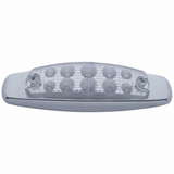 10 LED Reflector Rectangular Clearance/Marker Light - Red LED/Clear Lens