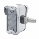 12 LED Dual Function Double Face Light W/Visor - Vertical Side Mount