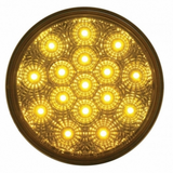 16 LED 4" Reflector Turn Signal Light - Amber LED/Amber Lens