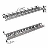 BESTfit 5 Inch Wide Aluminum Step W/ Length Options For Volvo VNL Gen II