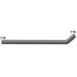 BESTfit 5 Inch Intermediate Exhaust Pipe For Freightliner Columbia & Century 2001-2007